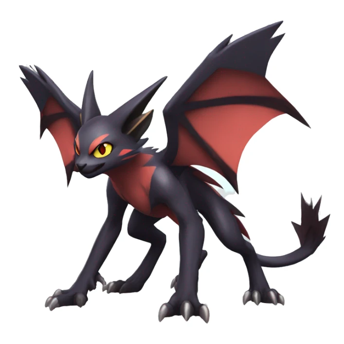 Noivern-Litten-Zoroark full body sticker
