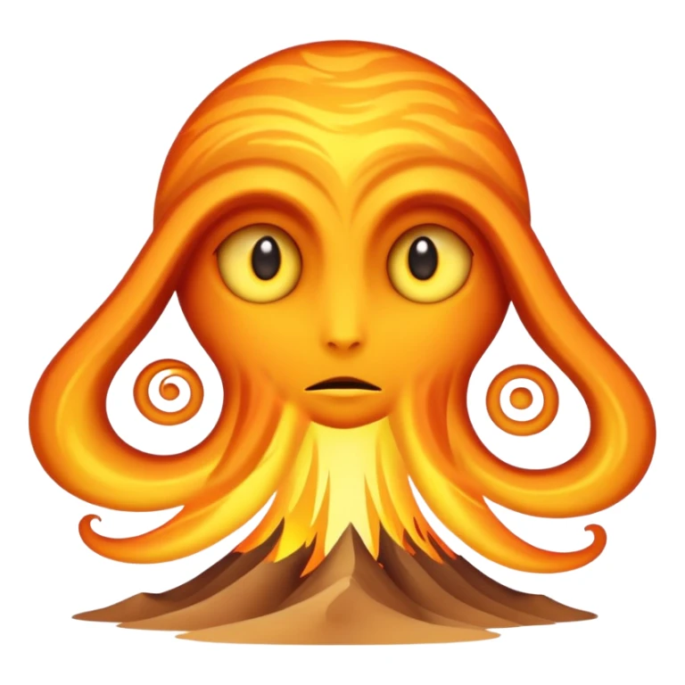 A desert mirage entity that appears as a shimmering, ever-shifting silhouette with eyes of swirling heat distortion, capable of creating duplicate illusions of itself that can solidify briefly to attack. sticker
