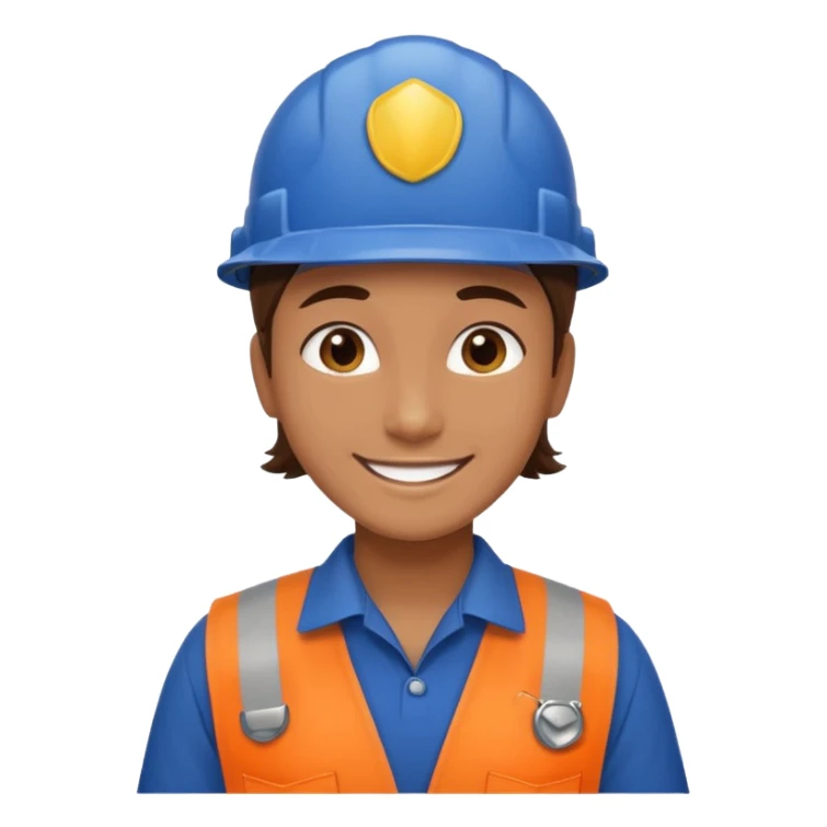 employee of a landscaping company sticker