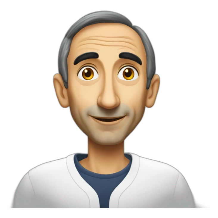 Eric Zemmour buvant de la biere sticker