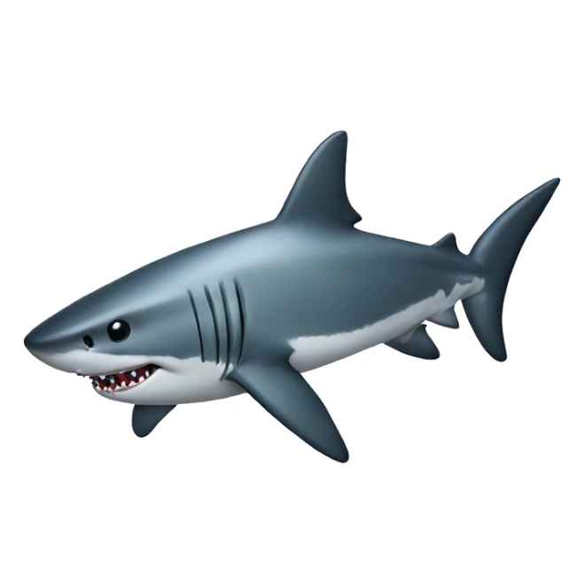 shark with tophat sticker