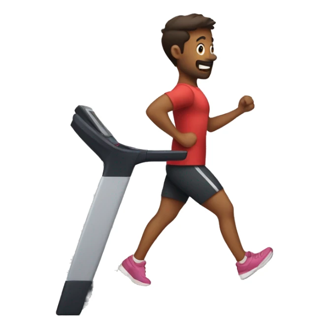 cardio person inlove with a treadmill sticker