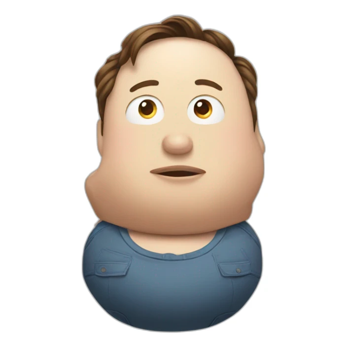 Elon musk heavily pregnant belly sticker