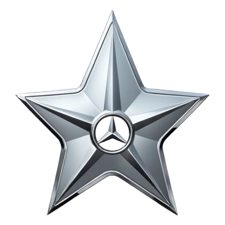 Mercedes logo emoji sticker