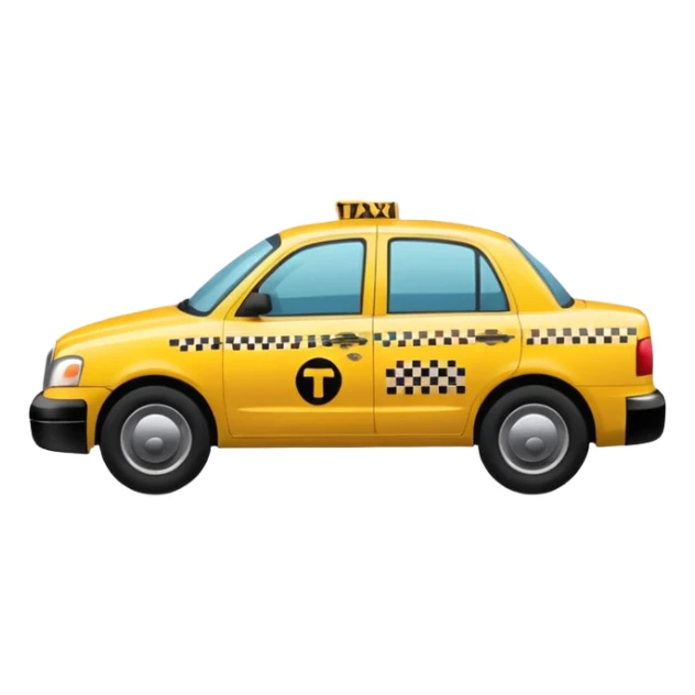 Yellow taxi nyc sticker sticker
