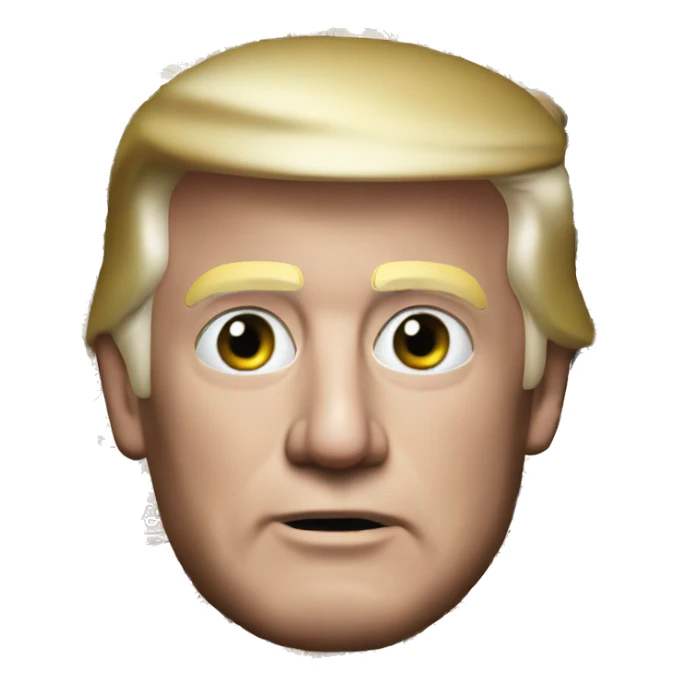 donald-trump-realistic in campaign sticker