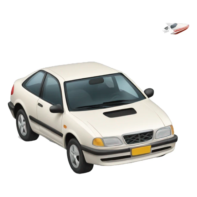 Coche deportivo volador sticker