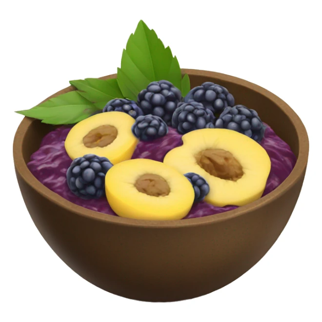 Açai bowl sticker