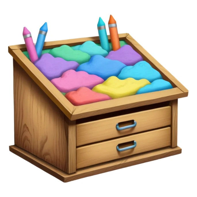 Chalk Drawer + sidewalk board, Street Artist. sticker