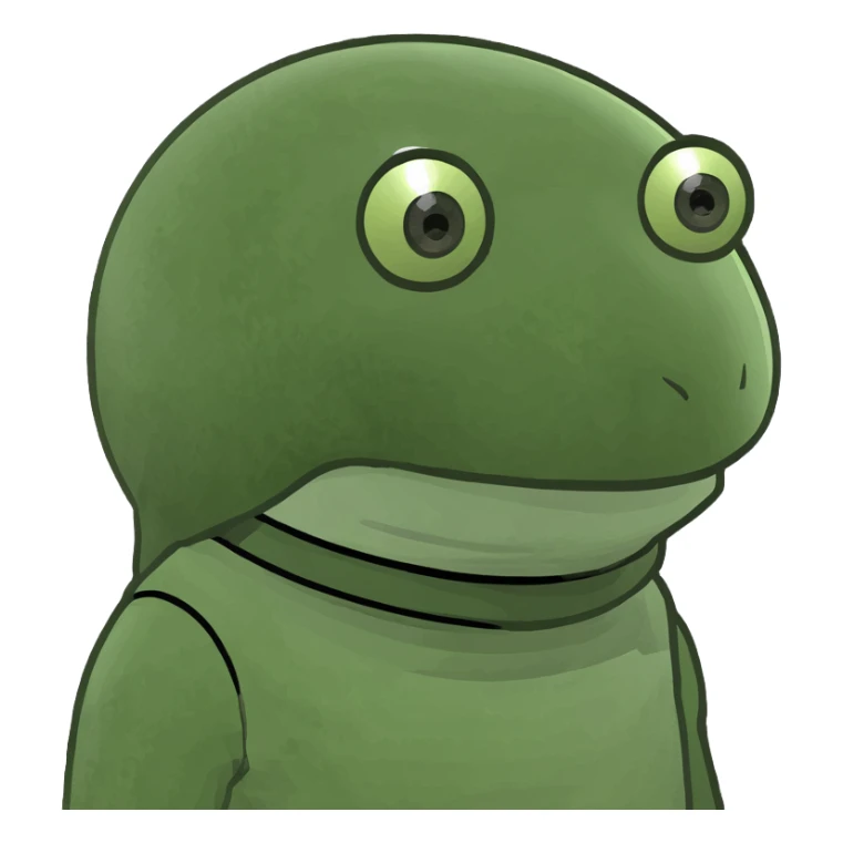 colossal narcbot emoji style walking through a valley with forests and rivers far below its feet sticker