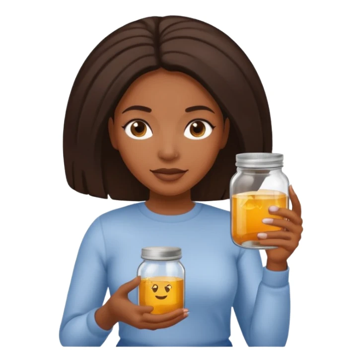  black womanPeople Holding Jar sticker