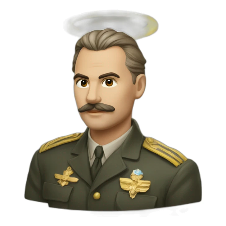 Joseph Staline Become an angel sticker