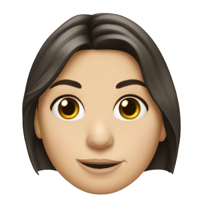 Sandra bullock mixed Scottish with small nose and but frog face sticker