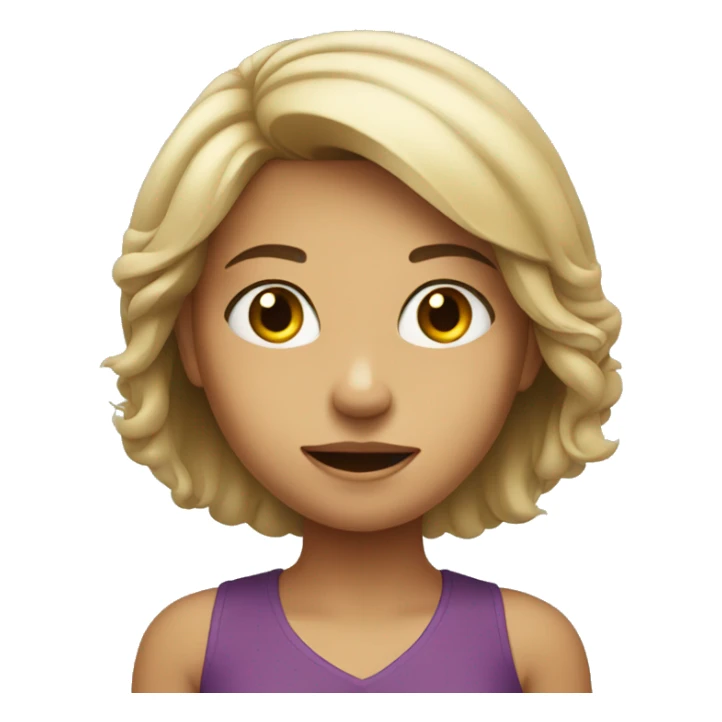 confident girl showing attitude sticker