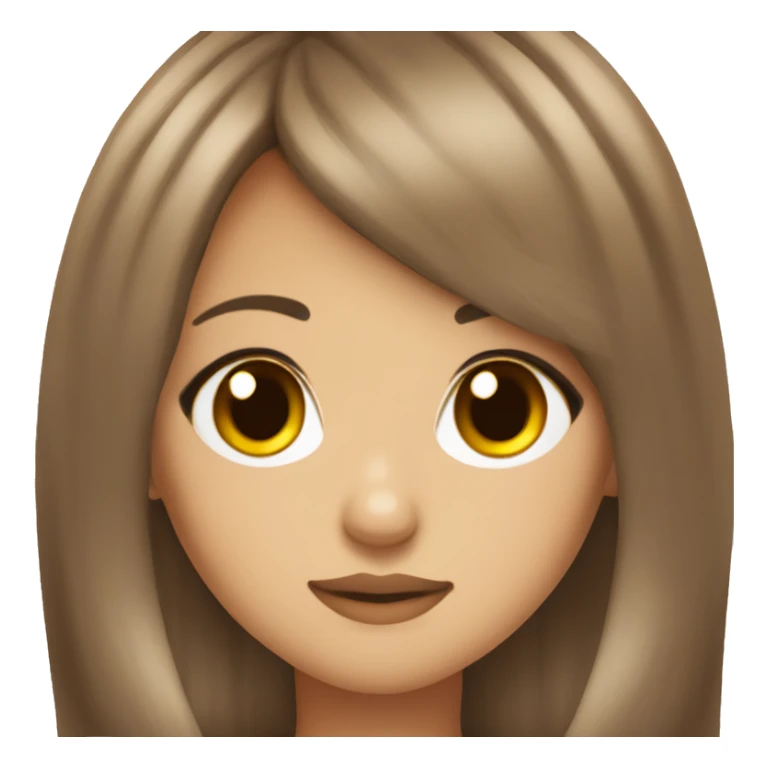 brown hair gyaru  sticker