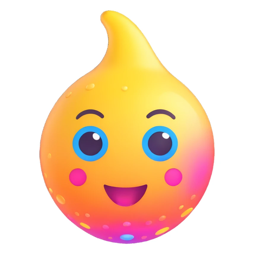 the word 'innet' in a bubbly, colorful emoji style, fun and friendly sticker