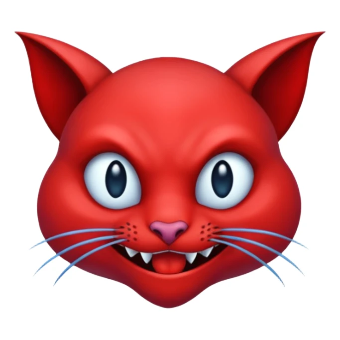 O inima mov,cu trecere spre albastru deschis si coada de drac! sticker