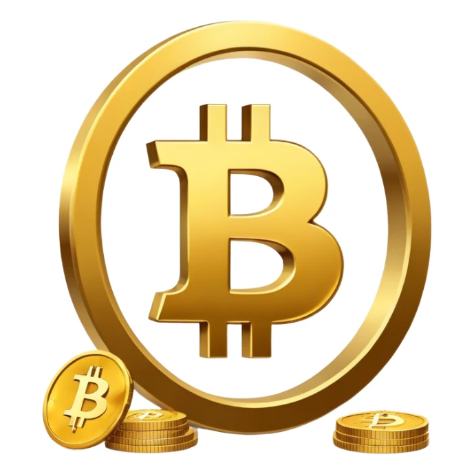 A sign that says Bitcoin 5.00 sticker