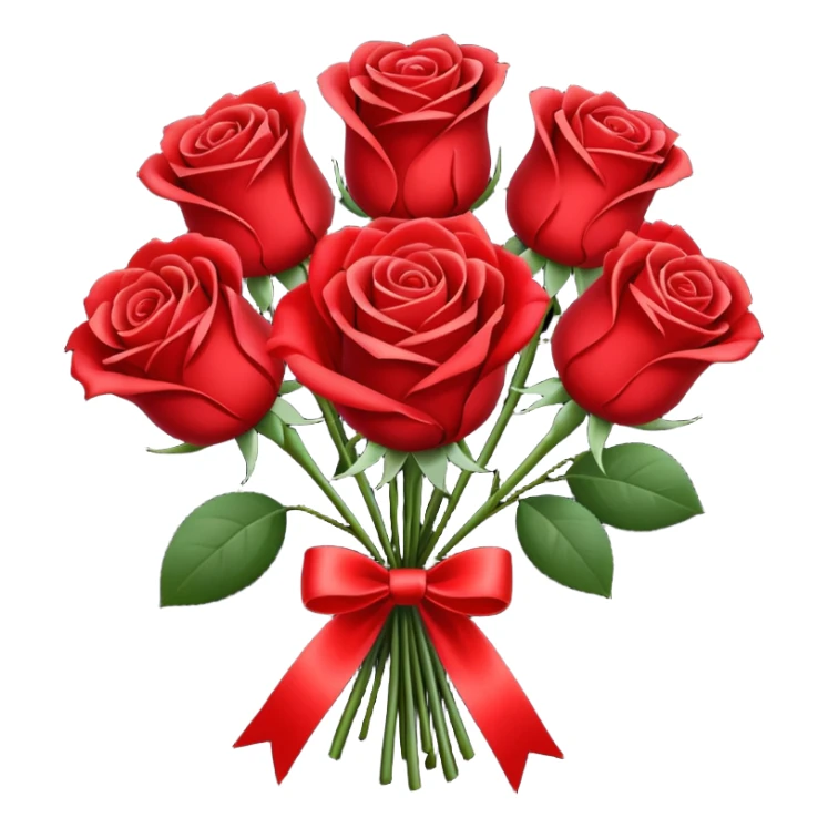 romantic love, bouquet of roses sticker