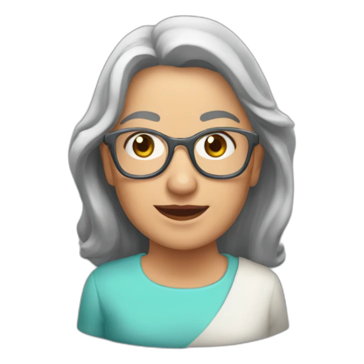 Isabel diaz ayuso detras de un anciano sticker