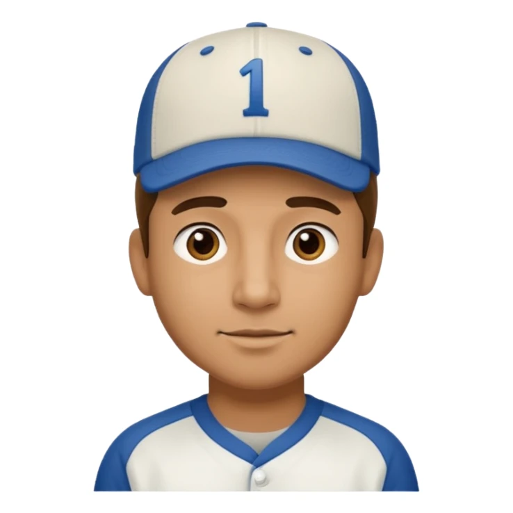 Guy wearing baseball cap that’s says #1 dad sticker