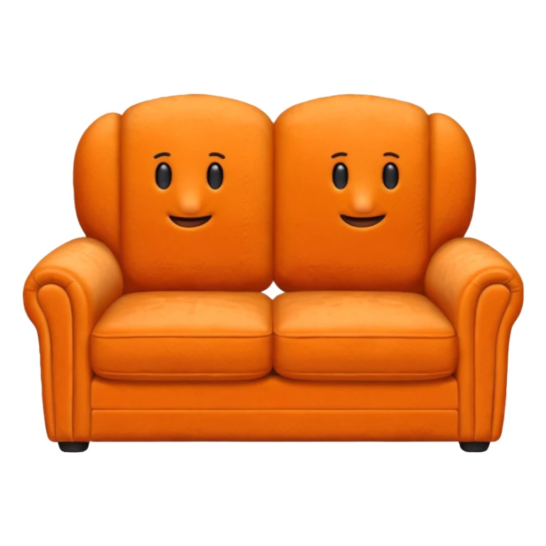 sofa from the TV series Friends sticker