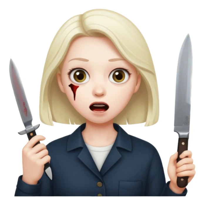 Me killing bestie sticker