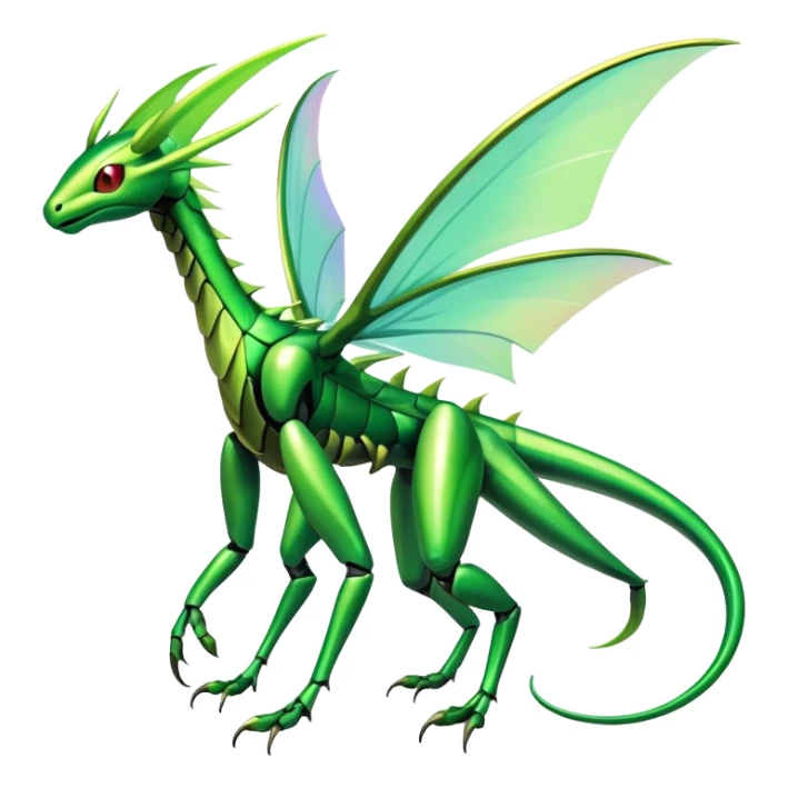 Shiny Exotic Flygon-Scyther-Hybrid-Creature sticker