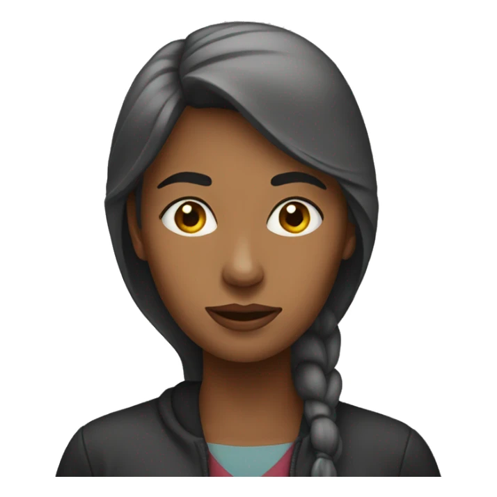 a woman who is lost sticker