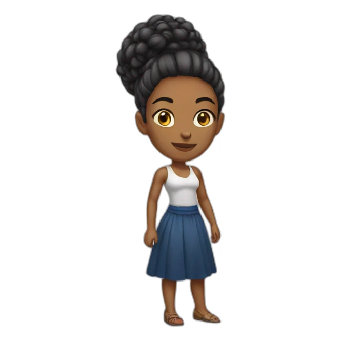 Strong woman brazilian sticker