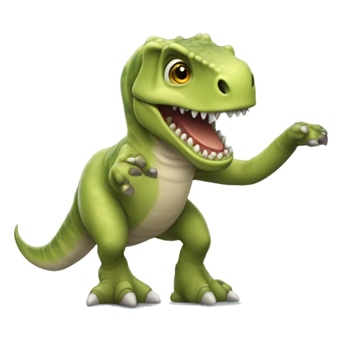 Quero um dinossauro usando patins sticker
