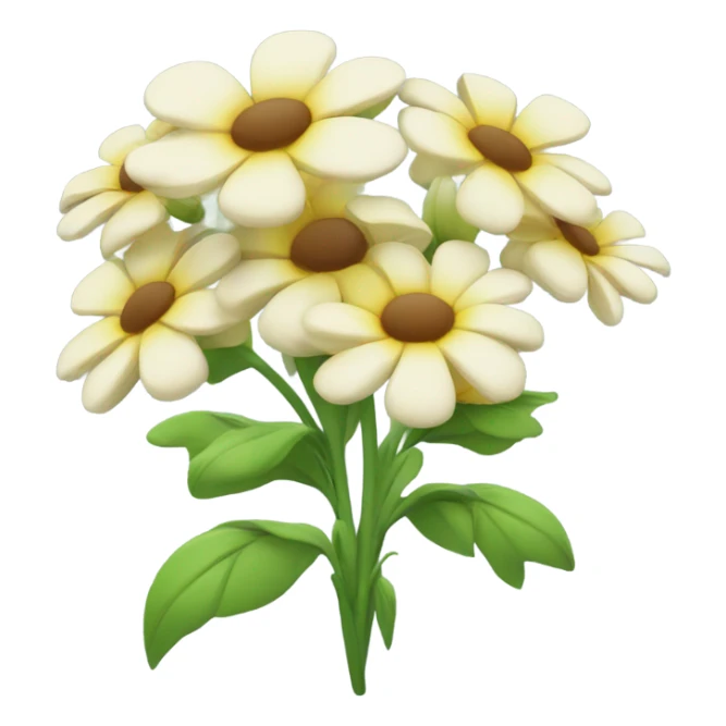 Smiling flowers sticker