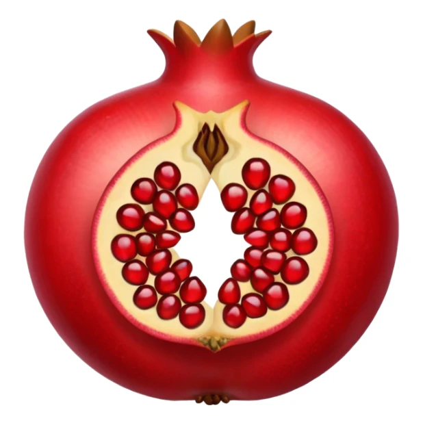 i want to create an emoji of pomegrenate open  sticker