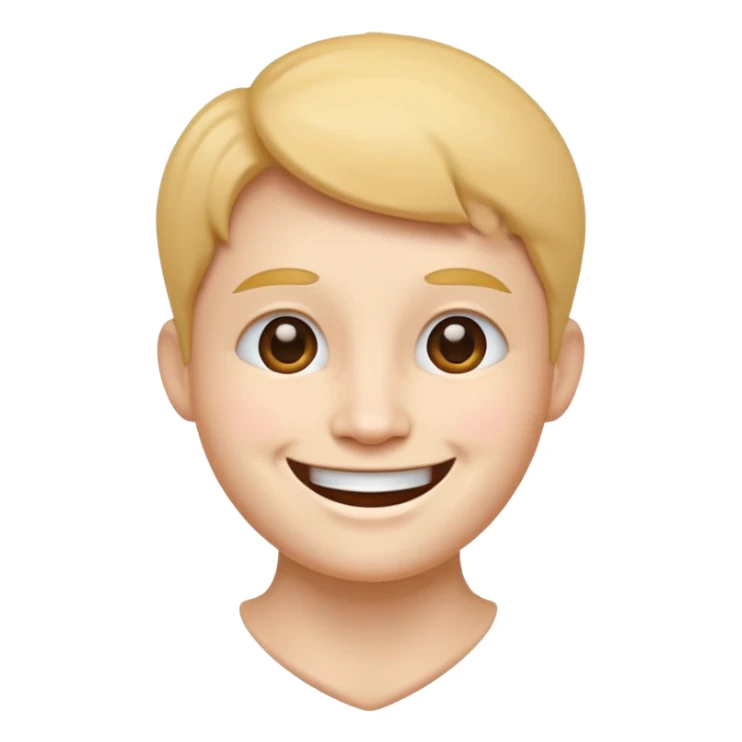 house shaped face mascot on neck  sticker