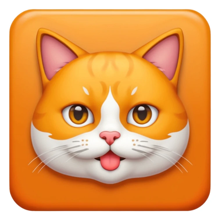 haz que un gato de color naranja esté lanzando un beso sticker