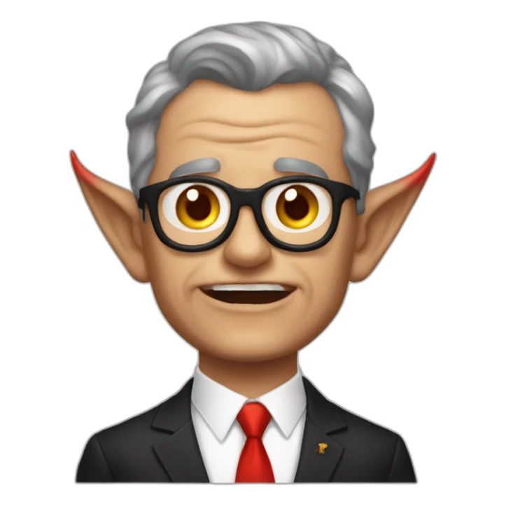 Álvaro Uribe as Satan sticker