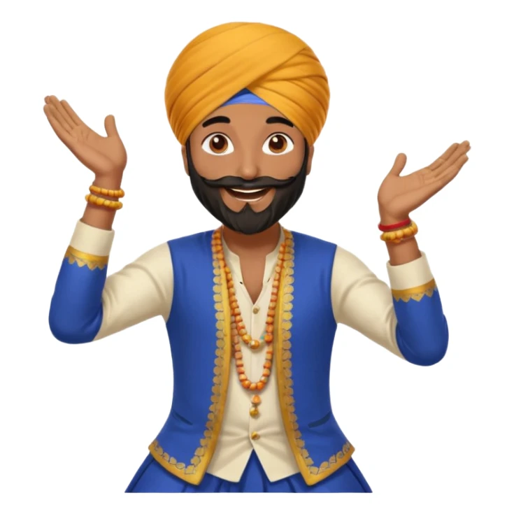 Sikh  Punjabi music bhangra sticker