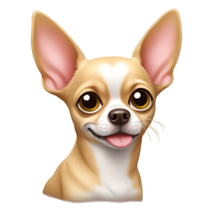 Chihuahua with heart eyes sticker