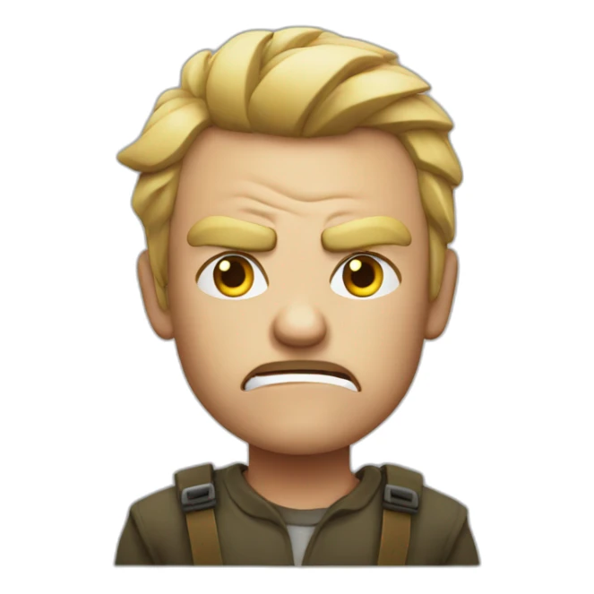 angry english emoji sticker