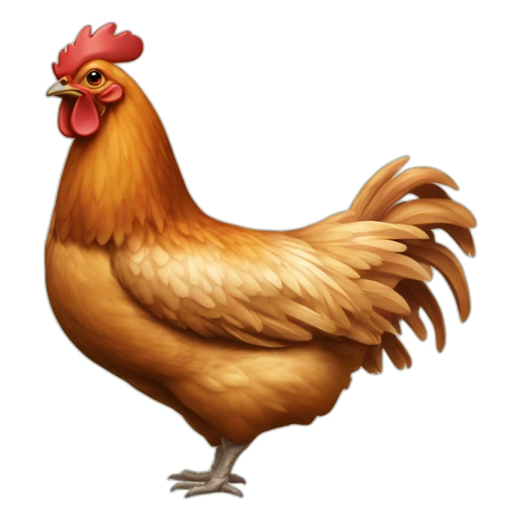 Healthy freerange chicken  sticker