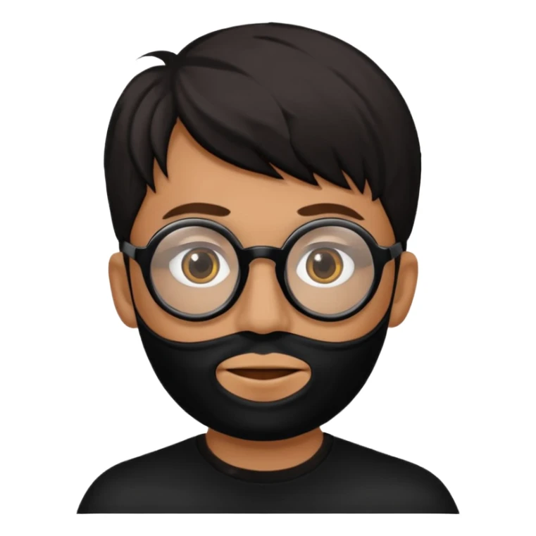 man with mask and eyeglasses sticker