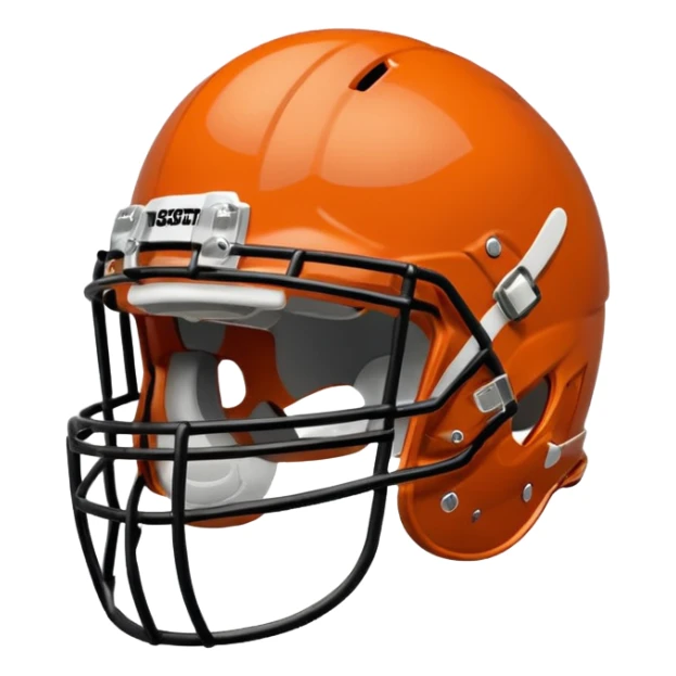 college football burnt orange  helmet sticker