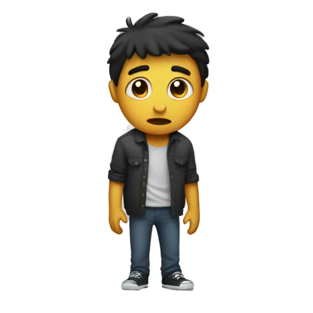 Jake with a broken heart  sticker