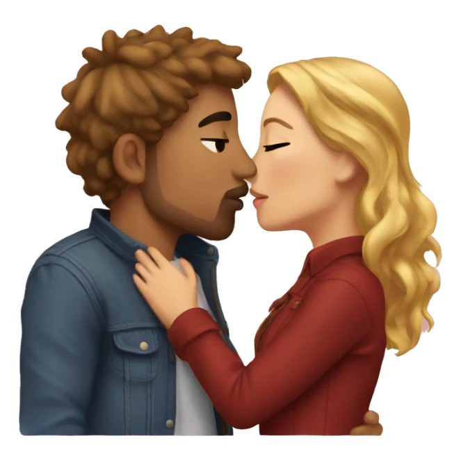 me and my boyfriend kissing sticker