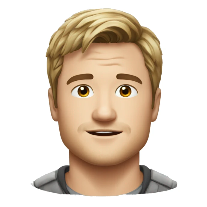 josh hutcherson wearing shirt sticker