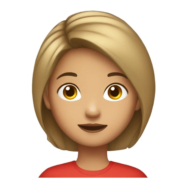 filipino girl in red top sticker