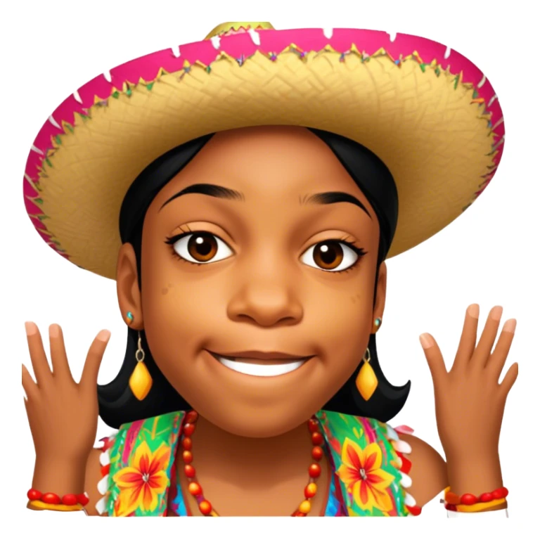 Fiestero with Sombrero sticker