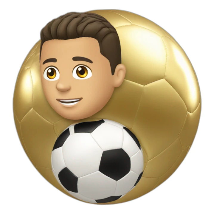 Cristiano Ronaldo ballon d'or sticker