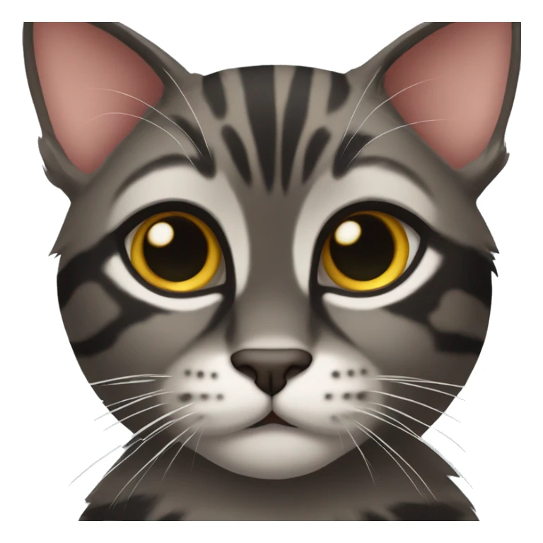 Cute myan coon cat sticker