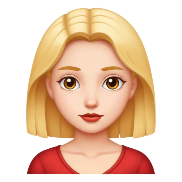 realistic portrait of girl sticker